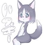  artist_request blue_eyes flat_chested furry grey_hair nude wolf 