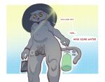 2025 5_fingers andy_(kaboozey) anthro balls biped bottle cellphone cheek_tuft circumcised clothing container crotch_tuft digital_drawing_(artwork) digital_media_(artwork) domestic_cat electronics english_description english_text facial_tuft felid feline felis fingers freckled_face freckles fur genitals green_eyes grey_body grey_fur hat hat_only headgear headgear_only headwear headwear_only hi_res humanoid_genitalia humanoid_penis kaboozey linked_speech_bubble looking_at_viewer low-angle_view male male_anthro mammal mostly_nude mostly_nude_anthro mostly_nude_male navel nipples open_mouth penis phone playstation_button_symbol portrait slightly_chubby slightly_chubby_anthro slightly_chubby_male smartphone solo speech_bubble sun_hat sun_hat_only tail talking_to_viewer text three-quarter_portrait tuft water_bottle yellow_sclera