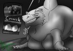 anthro azulthragas bared_teeth big_butt breasts butt chromatic_dragon_(dnd) claws digital_media_(artwork) dragon dragon_(dnd) dragonborn_(dnd) dungeons_and_dragons extreme_size_difference female greyscale hasbro hi_res macro micro monochrome mythological_creature mythological_scalie mythology nude oral_vore presenting scales scalie simple_background size_difference sketchy smile solo solo_focus spicyscaliearts swallowing tail teeth teeth_showing vore white_body white_dragon_(dnd) wizards_of_the_coast