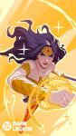  armlet black_hair blue_eyes boots bracer commentary dc:_dark_legion dc_comics dynamic_pose english_commentary gold_armlet gold_bracer gold_tiara highres jewelry lasso lasso_of_truth leotard multiple_views official_art red_lips reference_sheet strapless strapless_leotard sword thigh_boots tiara weapon wonder_woman 