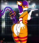  alcohol anthro beverage breasts butt canine collar female fox fur hi_res invalid_tag mammal nipples pussy smile xorza 