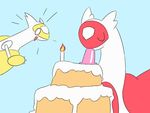  birthday_cake blush cake candle dildo eyes_closed food latias legendary_pok&eacute;mon nintendo open_mouth pok&eacute;mon sex_toy shiny_pok&eacute;mon video_games yuruki 