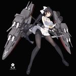 azur_lane bangs black_background black_hair black_legwear blunt_bangs blush breasts brown_eyes character_name closed_mouth commentary_request copyright_name crotch_seam double-breasted eyebrows_visible_through_hair highres holding holding_sword holding_weapon katana kishiyo large_breasts legs_apart long_hair machinery military military_uniform miniskirt official_art panties panties_under_pantyhose pantyhose pantyshot pantyshot_(standing) pleated_skirt ponytail revision rigging sheath sheathed simple_background skirt solo standing sword tachi-e takao_(azur_lane) thighband_pantyhose underwear uniform upskirt weapon white_panties white_skirt 