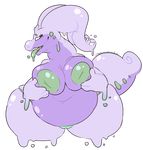  2017 4_fingers alpha_channel anthro areola belly big_areola big_belly big_breasts breasts clothed clothing eyelashes female g-string goodra green_eyes holding_breast huge_breasts inverted_nipple l00dpanda looking_at_viewer navel nintendo open_mouth overweight overweight_female pok&eacute;mon pose puffy_areola seductive simple_background slime smile solo thick_thighs tongue tongue_out topless transparent_background underwear video_games wide_hips 