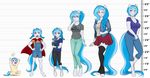  2017 anthro askbubblelee baby blush braided_hair breasts bubble_lee_(character) cat cat-named-fish cleavage clothed clothing dialogue equine eyewear fan_character feline female freckles glasses hair hi_res horn legwear mammal my_little_pony pigtails skirt stockings unicorn young 