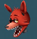  2017 animatronic canine digital_media_(artwork) eye_patch eyewear five_nights_at_freddy&#039;s fox foxy_(fnaf) machine mammal riza_drawers robot video_games 