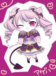  artist_request cat cat_busters furry long_hair one_eye_closed pink_hair smile 
