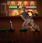  2017 alcohol anthro assel_asakura beer beverage bottle butt cat cuntboy digital_media_(artwork) dildo egyptian_mau feline fur green_eyes intersex leaning leaning_forward mammal mauu_roque_raltique nude presenting pussy sex_toy smile solo 