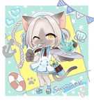  artist_request cat cat_busters furry grey_hair yellow_eyes 