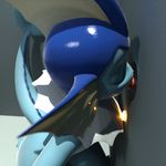  3d_(artwork) animated anthro coliser digital_media_(artwork) eeveelution eyes_closed fellatio female flash glory_hole loop male nintendo oral oral_penetration penetration penis pok&eacute;mon sex vaporeon video_games 