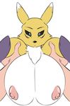  breasts digimon female human mammal renamon seii3 