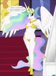  anthro equine fab3716 female friendship_is_magic horn mammal my_little_pony pinup pose princess_celestia_(mlp) solo winged_unicorn wings 