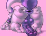  anus balls big_balls big_butt big_penis butt goodra klent male nintendo penis pok&eacute;mon presenting solo spreading tongue tongue_out video_games 