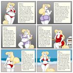  animaniacs anthro big_breasts big_butt breasts butt cleavage clothed clothing exercise female lordstormcaller mammal minerva_mink mink mustelid overweight slightly_chubby sweat thick_thighs voluptuous 