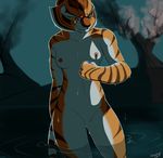  bathing breasts feline female kung_fu_panda mammal master_tigress nipples nude pussy sabrotiger small_breasts tiger 