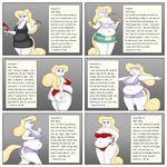  animaniacs anthro big_breasts big_butt breasts butt cleavage clothed clothing exercise female lordstormcaller mammal minerva_mink mink mustelid overweight slightly_chubby sweat thick_thighs 