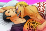  donquixote_doflamingo one_piece tagme trafalgar_law 