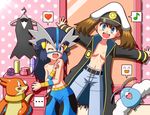  buizel cosplay crasher_wake darkshadow dawn drake elite_four genji_(pokemon) genji_(pokemon)_(cosplay) haruka_(pokemon) hikari_(pokemon) maximum_kamen maximum_mask may nintendo pokemon rorretsim swablu 