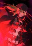  artoria_pendragon_(all) black_gloves black_hat black_legwear black_panties black_shorts blonde_hair breasts capelet cleavage cowboy_shot dutch_angle fate/grand_order fate_(series) fingerless_gloves floating_hair garter_straps gloves groin hair_between_eyes hat highleg highleg_panties jianmo_sl long_hair looking_at_viewer midriff mysterious_heroine_x navel open_clothes open_shorts panties parted_lips red_eyes short_shorts shorts small_breasts solo standing stomach thighhighs underwear visor_cap 