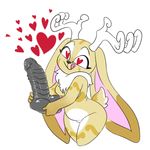  &lt;3 alpha_channel anthro antlers breasts dildo featureless_breasts featureless_crotch female horn jackalope lagomorph mammal nude sex_toy simple_background smile unnecessaryfansmut 