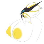  big_breasts breasts darkelfaqua female huge_breasts necozma nintendo pok&eacute;mon solgaleo video_games 