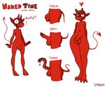  &lt;3 butt demon girly horn imp invalid_tag male penis pith red_skin shyguy9 solo text wide_hips 
