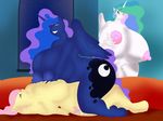  anthro big_breasts breasts equine female female/female fluttershy_(mlp) friendship_is_magic horn huge_breasts mammal marauder6272 masturbation my_little_pony nude overweight pegasus princess_celestia_(mlp) princess_luna_(mlp) winged_unicorn wings 