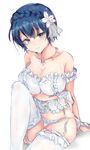  1girl blue_hair breasts senran_kagura solo tagme yozakura_(senran_kagura) 