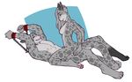  anthro breasts cowgirl_position duo faint feline female male male/female mammal muscular nipple_piercing nipples nude on_top piercing selfcest sex square_crossover 
