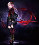  egoist japanese_clothes koutetsujou_no_kabaneri redjuice torn_clothes yuzuriha_inori 