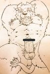  anthro chest_tuft invalid_tag male nipples penis precum solo suishou0602 tuft 