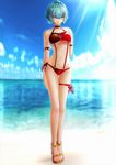  1girl beach breasts official_art underboob yoru_no_nai_kuni yoru_no_nai_kuni_2 
