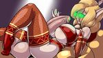  16:9 2017 armwear ball_growth balls big_balls big_breasts big_penis blonde_hair blood_elf breasts clothed clothing dickgirl elf glowing glowing_eyes growth hair hi_res humanoid intersex legwear limebreaker long_ears penis penis_growth ring solo video_games wallpaper warcraft 