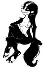  2010 anthro breasts female mammal nipples nude salmacisreptile skunk smile solo zandar_sk&ouml;nk 