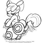  anus apple_bloom_(mlp) breasts female friendship_is_magic hyper looking_at_viewer my_little_pony pussy sketch smudge_proof solo 
