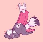  &lt;3 2016 4_fingers anthro blush breasts brushy_(cat-boots) butt canine caprine clothed clothing cum cum_on_butt digital_media_(artwork) dipstick_tail duo ear_piercing erection eyes_closed female foreskin fox from_behind_(disambiguation) fur hand_on_butt hoodie hot_dogging legwear male male/female mammal marshmallowfury multicolored_tail nude one_eye_closed orgasm partially_clothed penis piercing sex simple_background smile stockings sweat sydney_(marshmallowfury) uncut white_fur 