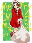  2015 hat kazahi_tsubame merry_christmas star text 