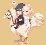  chibi chocobo final_fantasy_xv lunafreya_nox_fleuret noctis_lucis_caelum yorukun 