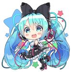  :d aqua_eyes aqua_hair aqua_neckwear bangs bare_shoulders black_bow black_dress black_footwear blush blush_stickers boots bow buttons cable chibi collared_shirt cube dress frilled_dress frills from_side full_body gloves hair_between_eyes hair_bow hatsune_miku headphones holding holding_microphone large_bow long_hair looking_at_viewer magical_mirai_(vocaloid) microphone microphone_stand namuya_(dlcjfgns456) necktie open_mouth outstretched_arm pinafore_dress platform_boots platform_footwear platform_heels pocket ribbed_shirt round_teeth shirt short_necktie sleeveless sleeveless_dress sleeveless_shirt smile solo standing standing_on_one_leg star striped striped_bow teeth thigh_boots thighhighs twintails v-shaped_eyebrows very_long_hair vocaloid white_background white_gloves white_legwear white_shirt 