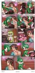  2017 absurd_res angry areola asphyxiation black_hair blue_eyes blush breasts choking clothing comic cum cum_on_body english_text eyes_closed female gallade gardevoir gothitelle hair half-closed_eyes handjob hi_res human human_on_humanoid humanoid male male/female mammal masterploxy nintendo nipples open_mouth penis pok&eacute;mon purple_eyes red_eyes sex speech_bubble teeth text tongue video_games 