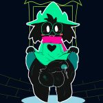  animated anthro balls big_balls big_penis black_fur_markings blush bovid caprine clothing clothing_pull darkner deltarune eyewear genitals glasses goat iloveslutyshortstax male mammal penis ralsei scarf shaking_penis shortstack smolreapy solo third-party_edit undertale_(series) 