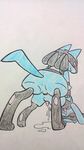  juumikado_kenousa lucario nintendo pokemon riolu 