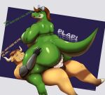 absurd_res alligator alligatorid anthro areola balls big_boo big_butt blue_background bodily_fluids bovid bovine breasts brown_body brown_eyes brown_fur brown_hair butt butt_grab cattle crocodilian cum cum_in_vagina cum_inside cum_on_balls cum_on_butt dialogue digit_ring duo european_mythology fangs feet female fur genital_fluids genitals greek_mythology green_areola green_body green_breasts green_nipples green_scales hair hand_on_butt hi_res hooves horn jewelry lazy_dogg0 light_green_underbelly lipstick looking_pleasured m_(mms) makeup male male/female mammal married_couple minotaur motion_lines mythology nipples nude onomatopoeia precum reptile ring robotic_arm scales scalie sex sharp_teeth signature simple_background slightly_chubby slightly_chubby_female sound_effects tail teeth text tiny_toon_adventures tongue tongue_out warner_brothers wedding_ring white_background