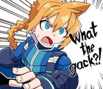  1boy azure_striker_gunvolt english gunvolt solo text 