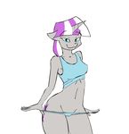  2017 alpha_channel animated anthro anthrofied camel_toe clothed clothing cutie_mark equine female friendship_is_magic hair horn kanashiipanda looking_at_viewer mammal multicolored_hair my_little_pony panties ring simple_background solo teasing transparent_background twilight_velvet_(mlp) two_tone_hair underwear unicorn 
