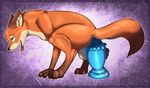  anal anal_penetration anal_stretching canine dildo disney fox large_penetration male mammal nick_wilde penetration poisindoodles semi-anthro sex_toy zootopia 