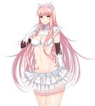  :q anoshabu bandeau bangs blunt_bangs blush breasts cleavage commentary_request cowboy_shot fate/grand_order fate_(series) frills gloves groin layered_skirt long_hair looking_at_viewer medb_(fate)_(all) medb_(fate/grand_order) medium_breasts miniskirt navel pink_hair sidelocks skirt smile solo stomach tiara tongue tongue_out v-shaped_eyebrows very_long_hair white_gloves white_skirt yellow_eyes 