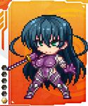  1girl chibi igawa_asagi taimanin_asagi taimanin_asagi_battle_arena taimanin_asagi_battle_arena_all_card_gallery 