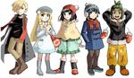  2girls 3boys alternate_costume female_protagonist_(pokemon_sm) gladio_(pokemon) hau_(pokemon) lillie_(pokemon) male_protagonist_(pokemon_sm) mizuki_(pokemon_sm) multiple_boys multiple_girls pokemon pokemon_(game) pokemon_sm tagme you_(pokemon_sm) 