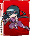  1girl card_(red) card_(red-all) chibi igawa_asagi kometsubu taimanin_asagi taimanin_asagi_battle_arena taimanin_asagi_battle_arena_all_card_gallery 
